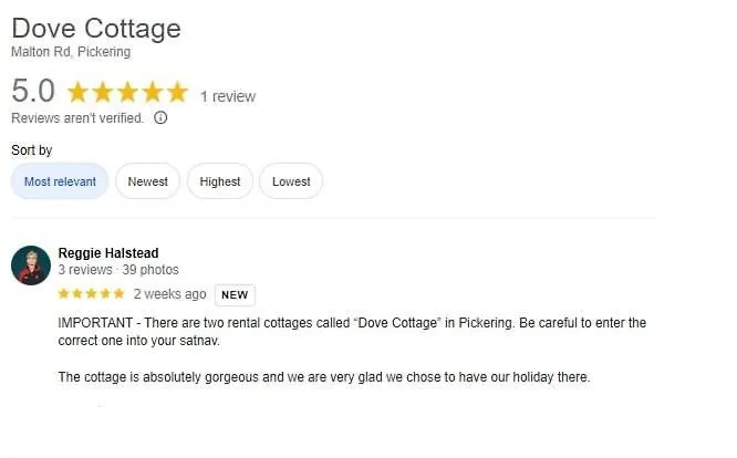 Letaway - Dove Cottage 皮克林 0*,  英国